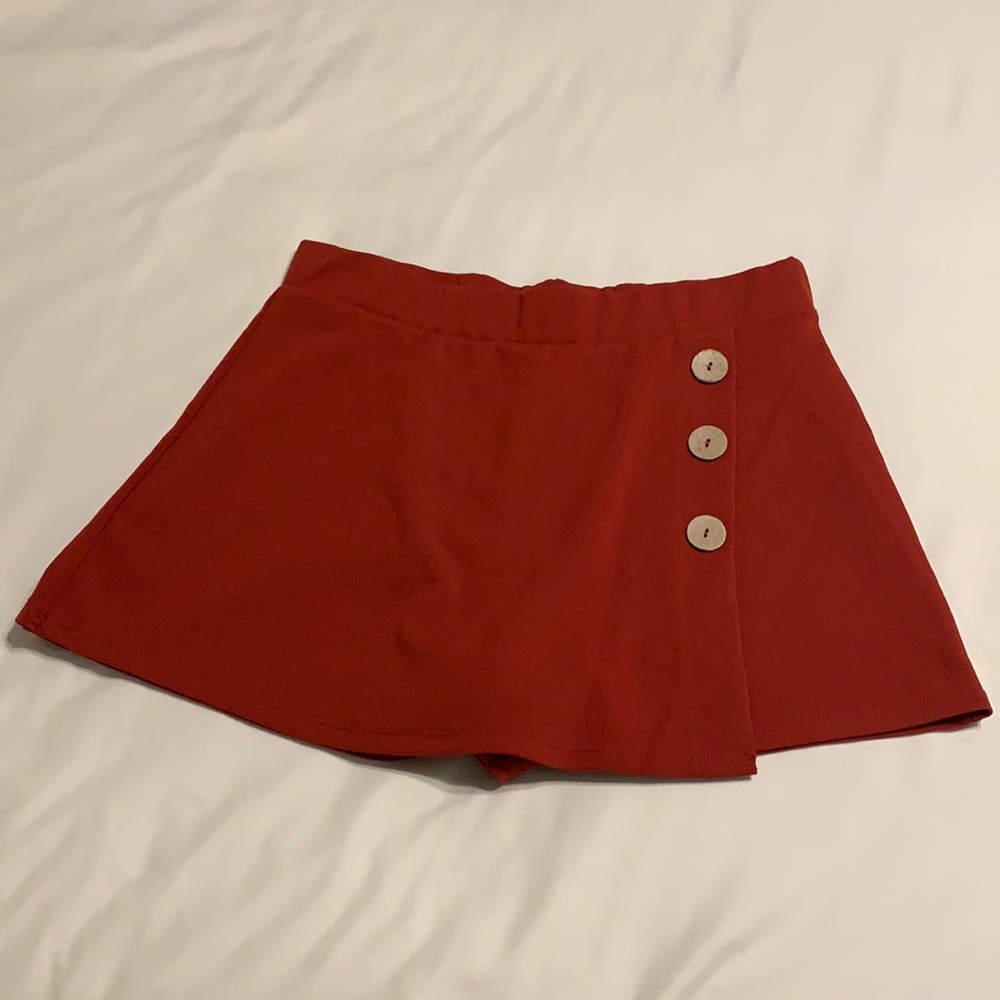 Red Skort